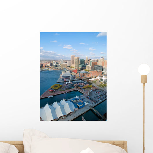 Baltimore Harbor Overview Wall Mural