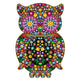 Owl Flowers Ornamental Design-owl-Ornamental Flowers Vector Wall Decal