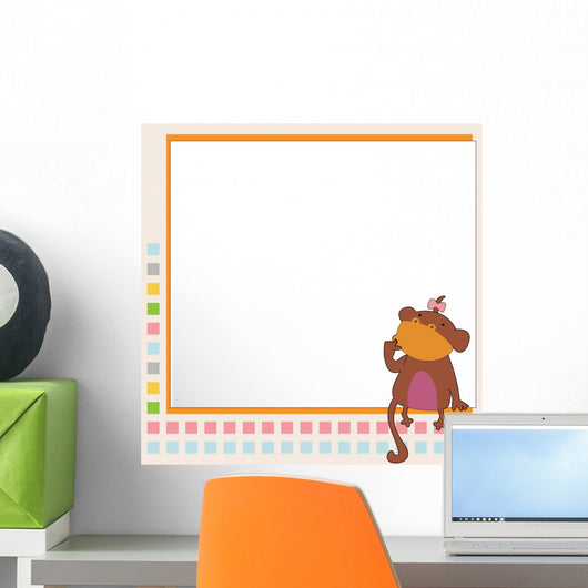 Cute Little Monkey Wall Mural