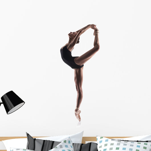 beautiful ballet dancer isolated Wall Decal
