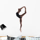 beautiful ballet dancer isolated Wall Decal
