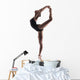 beautiful ballet dancer isolated Wall Decal