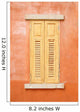 Vintage Window Wall