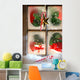 Festive Holiday Window Wall Mural