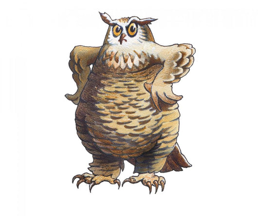 Eagle Owl Wall Mural