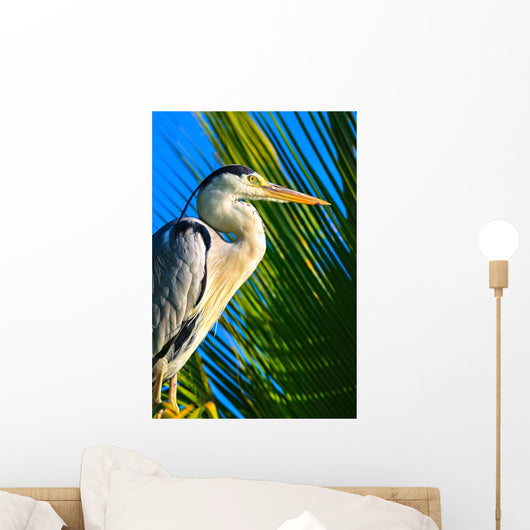 Heron Wall Mural