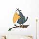 Raven from a fairy tale. Cartoon Wall Decal