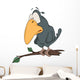 Raven from a fairy tale. Cartoon Wall Decal