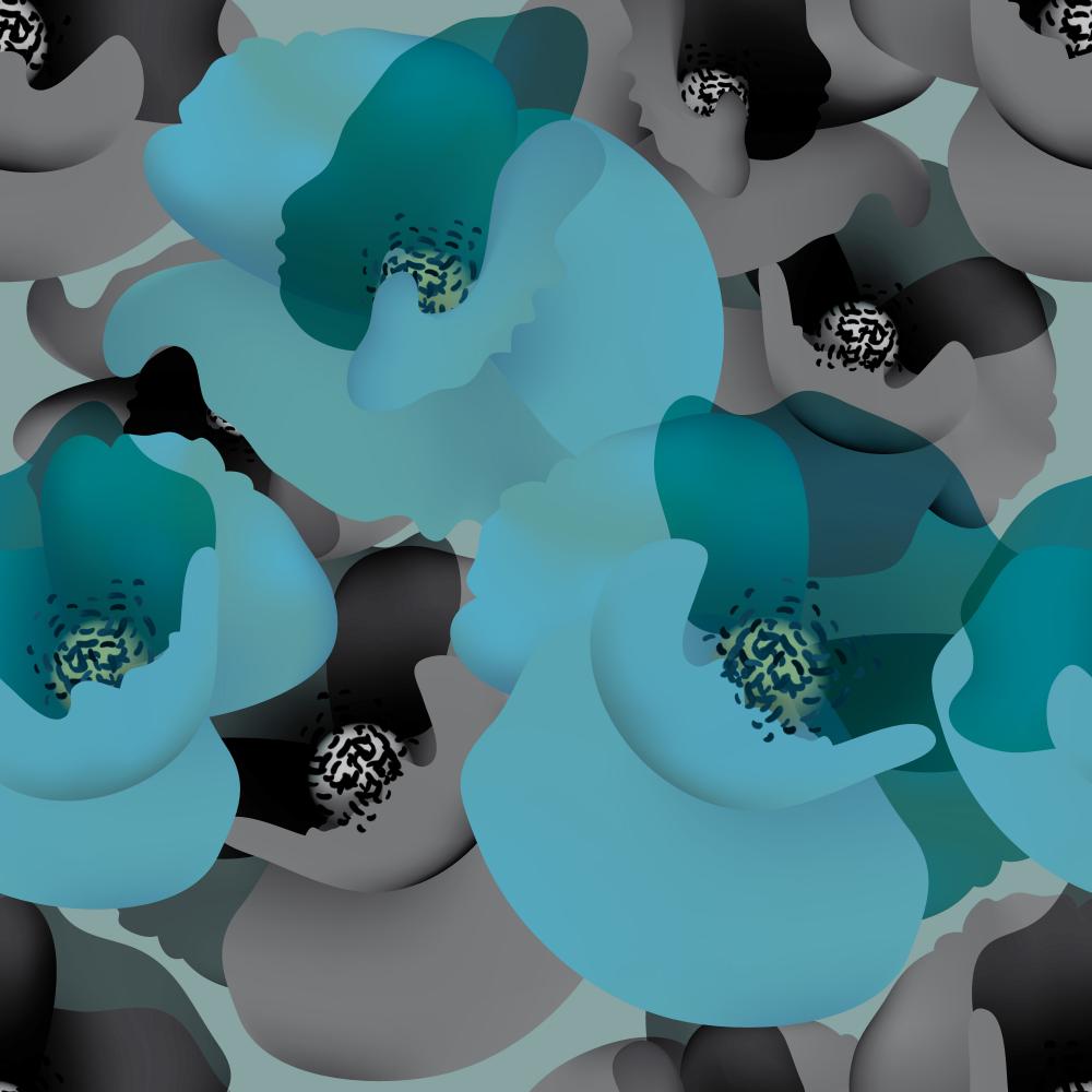 Field Poppy Seamless Wallpaper Wallmonkeys