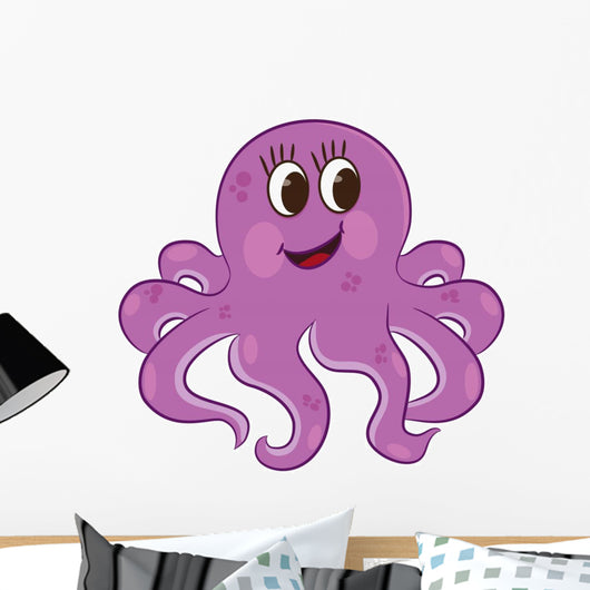Octopus Coloring Book Vector