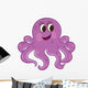 Octopus Coloring Book Vector