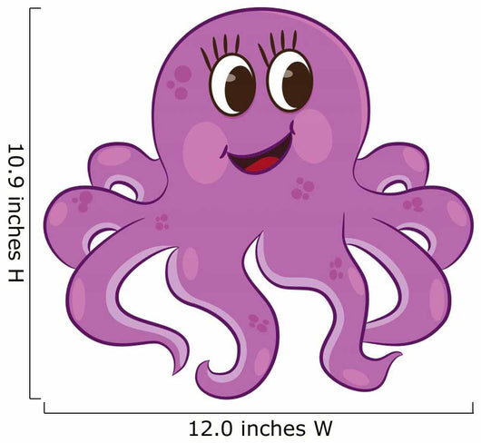 Octopus Coloring Book Vector