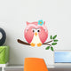 Owl With Both Wings in Wall Decal