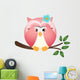 Owl With Both Wings in Wall Decal