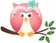 Owl With Both Wings in Wall Decal