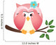 Owl With Both Wings in Wall Decal