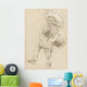 Indian Chief Plays Drum Wall Mural