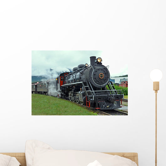 Arriving Station Steam Locomotive