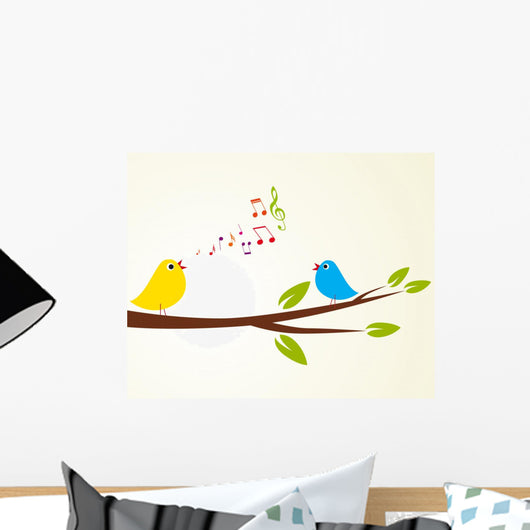 singing bird Wall Mural