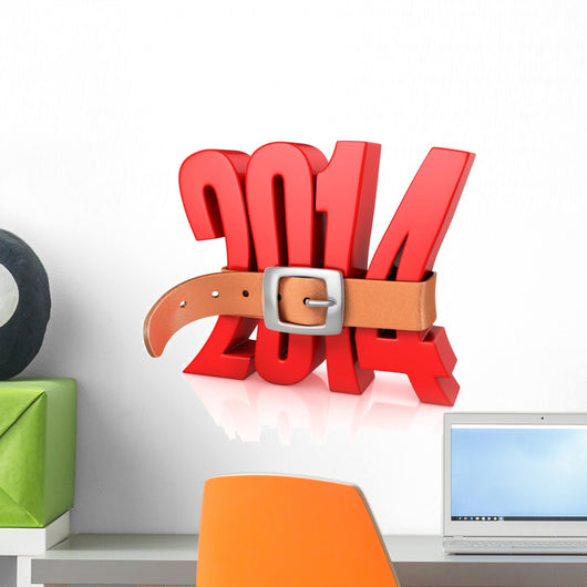 2014 year of recession Wall Decal