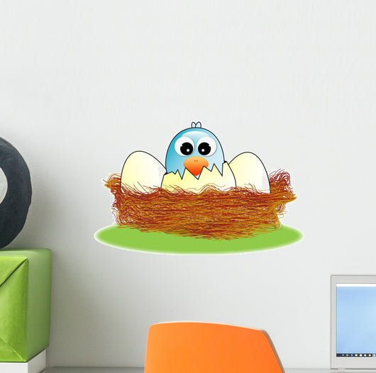 Hatched Egg in the Nest Wall Decal