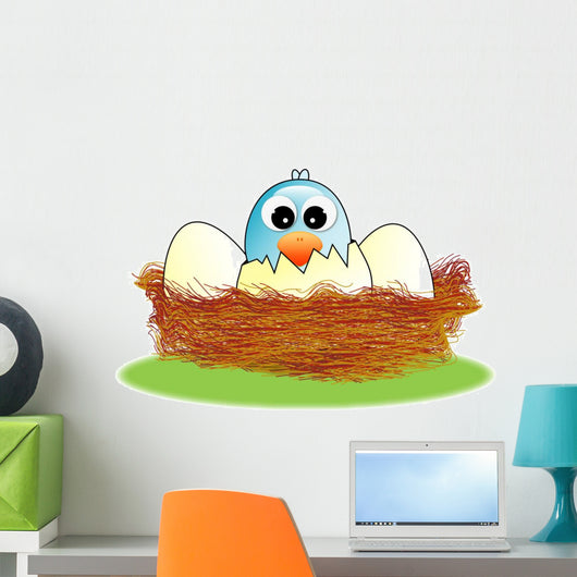 Hatched Egg in the Nest Wall Decal
