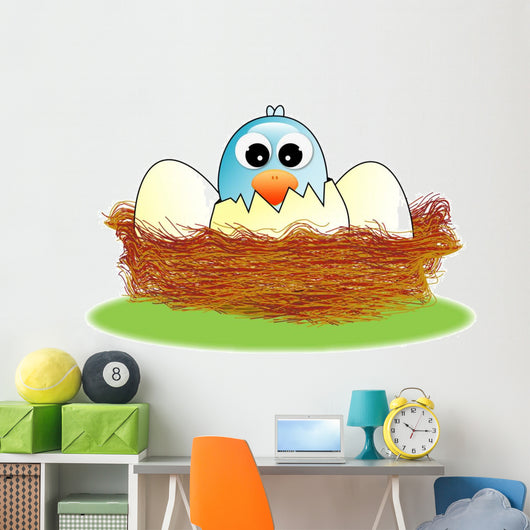 Hatched Egg in the Nest Wall Decal
