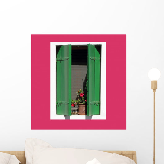 Sunny Colorful Window Italy
