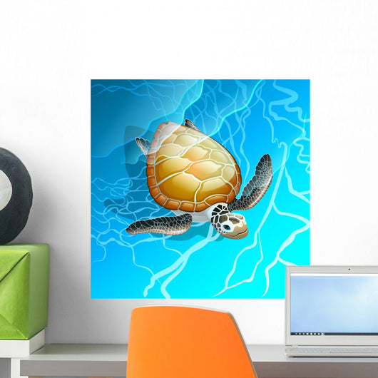 Turtle Blue Sea