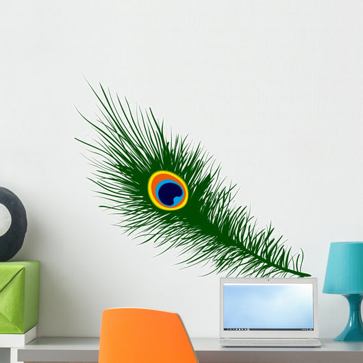 Peacock feather Wall Decal