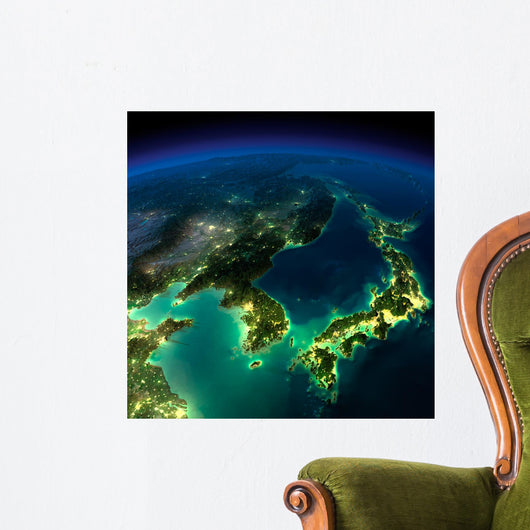 Night Earth Piece Asia