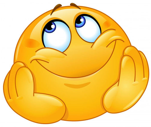 Dreamy emoticon Wall Decal