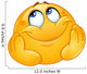 Dreamy emoticon Wall Decal