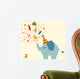 Birthday Greeting Card Wall Decal