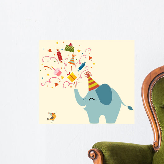 Birthday greeting card Wall Decal