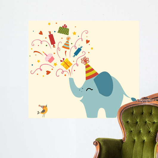Birthday greeting card Wall Decal