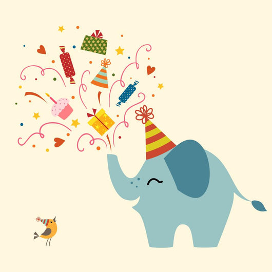 Birthday greeting card Wall Decal