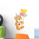 Happy Birthday Teddy Bear Wall Decal