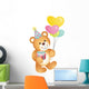 Happy Birthday Teddy Bear Wall Decal
