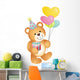 Happy Birthday Teddy Bear Wall Decal
