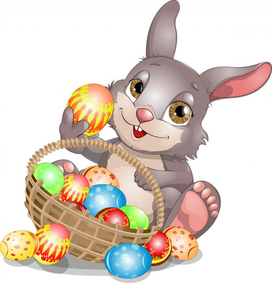 Hare and Easter Wall Decal