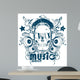 Music addict Wall Decal