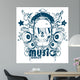 Music addict Wall Decal