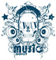 Music addict Wall Decal