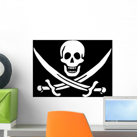 pirate flag pirate flag Wall Mural