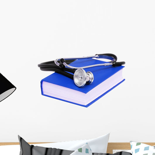 Book and Stethoscope Wall Decal