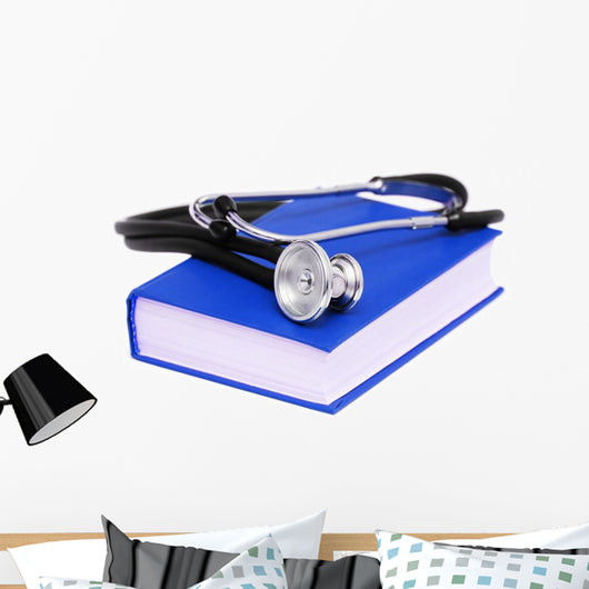 Book and Stethoscope Wall Decal