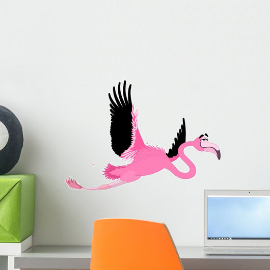 Flamingo - Comic Wall Decal