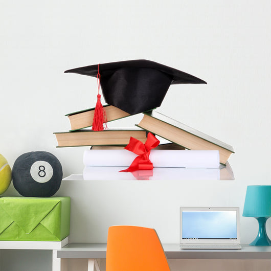 Grad Hat with Diploma