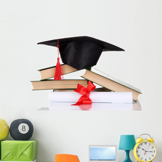 Grad Hat with Diploma